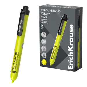 ������ ���������� Erich Krause Visioline RV-70 Clicky Neon �������������� 1-3.5�� ������ 65578